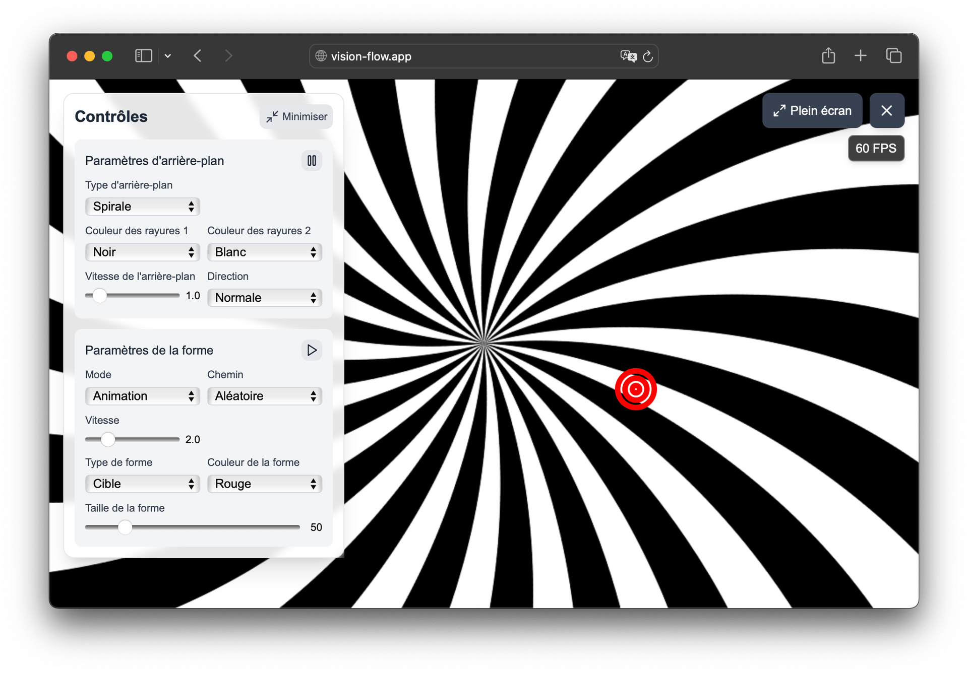 Vision Flow | Outil visuel non médical pour orthoptistes