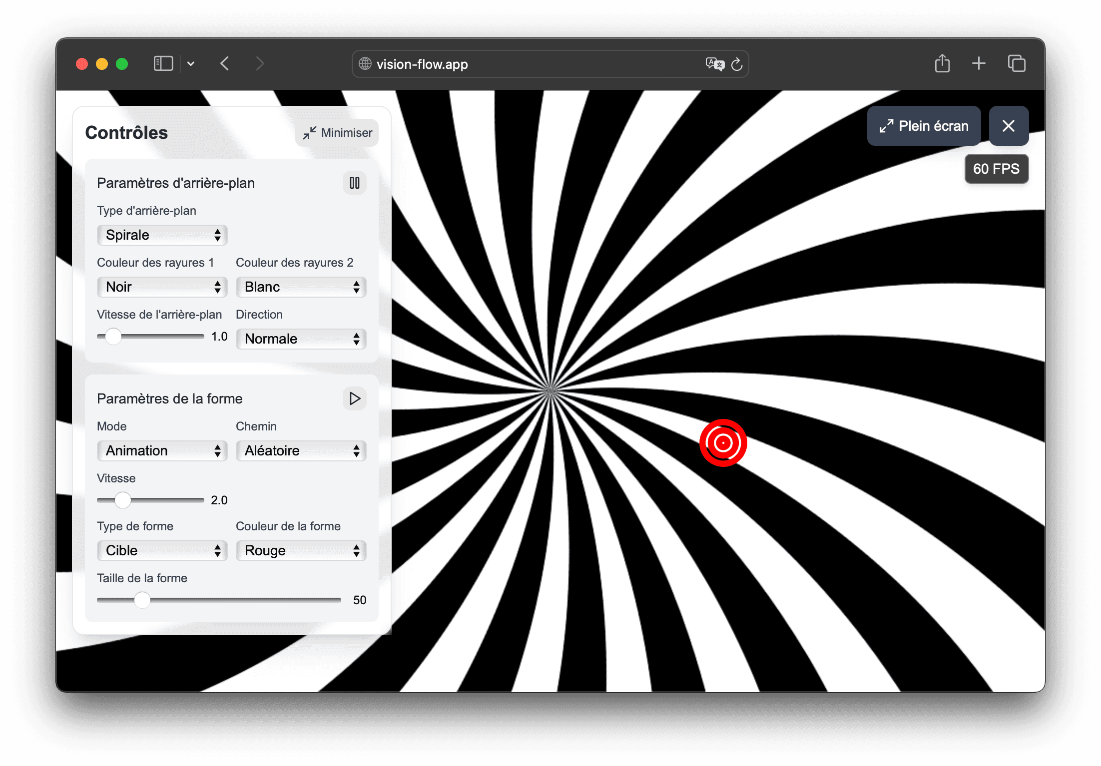 Aperçu des flows personnalisés disponibles dans Vision Flow